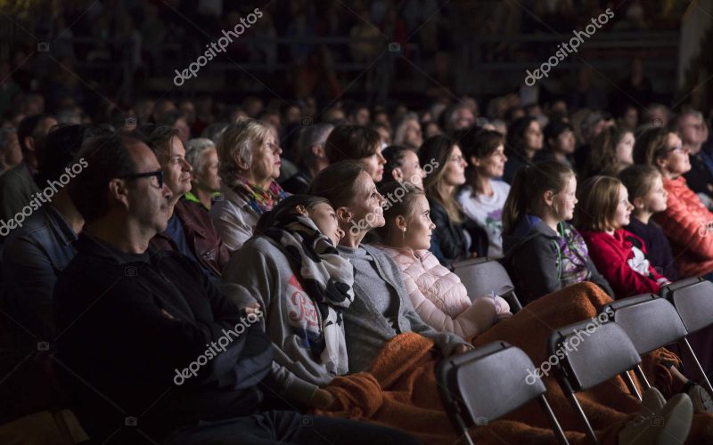 Amsterdam, The Netherlands - August 17 2018: open air screening of Kenyan film Supa Modo at  Vondelpark Openluchttheater during World Cinema Amsterdam, a world film festival held from 16 to 25/08/2018